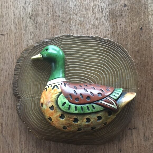 2 VTG Porclain  Mallard Wall Plaques By Lefton - Picture 2 of 11